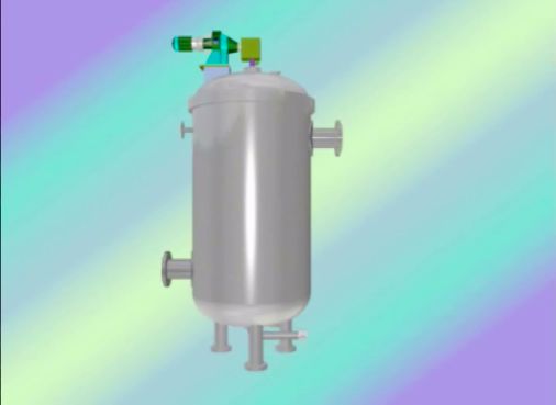 Ultrasonic automatic cleaning filter
