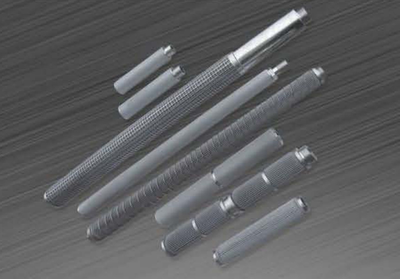 Metal sintered mesh filter element